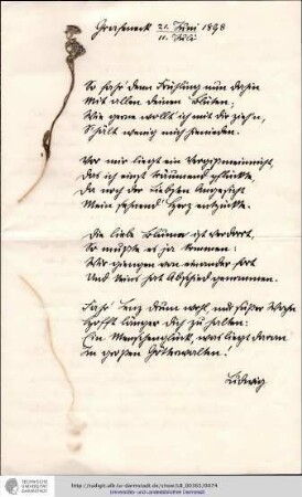 Brief vom 21.06.1898