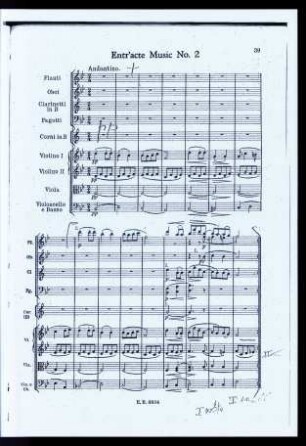 Entr'acte Music No. 2