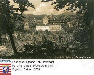 Schönberg an der Bergstraße, Blick auf das Schloss