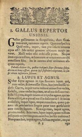 Fabellae Aesopicae Qvaedam Notiores Et In Scholis Usitatae