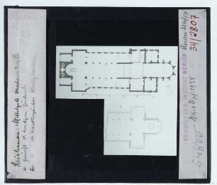 Mittelzell, Münster St. Maria und Markus (Reichenau-Mittelzell) : Grundrisse