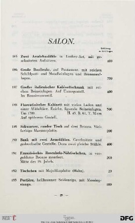 Salon (Nr. 185-232)