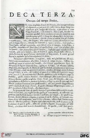 Decaterza: Ovvero del tempo eroico