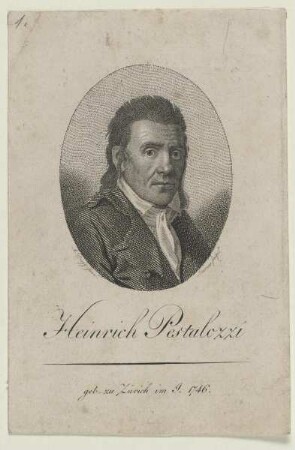 Bildnis des Johann Heinrich Pestalozzi