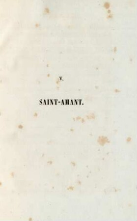 V. Saint-Amant