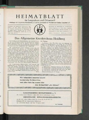 Das Allgemeine Krankenhaus Heidberg