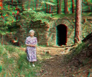 Wasserläufe Freiberg: Rothschönberger Stolln, V. Lichtloch, unteres Röschen-Mundloch