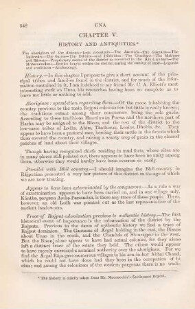 Chapter V. History and antiquities