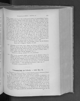 Versammlung zu Lübeck. - 1405 Mrz. 12.