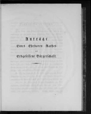 Acta Conventus Senatus et Civium, Jovis d. 1. Septemb. 1842