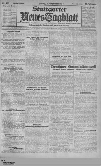 Stuttgarter neues Tagblatt : südwestdeutsche Handels- und Wirtschafts-Zeitung