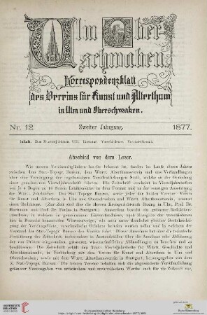Abschied von dem Leser