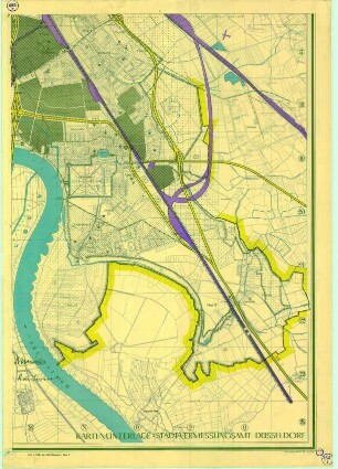 Leitplan der Stadt Düsseldorf, Industrie