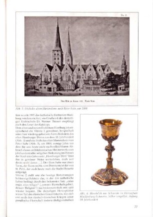 Abb. 3: Stich des alten Mariendoms nach Peter Suhr, um 1800