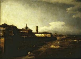 Blick auf Turin vom Garten des Palazzo Reale