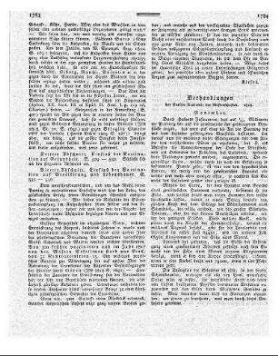 Verhandlungen der Pariser Academie der Wissenschaften 1818