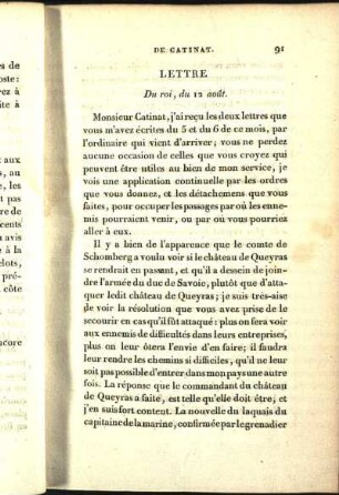 Lettre Du roi, du 12 août.