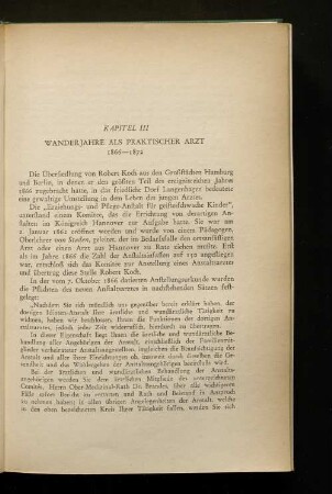 Kapitel III. Wanderjahre als praktischer Arzt 1866-1872