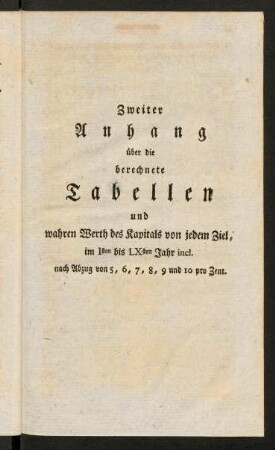 31-80, Zweiter Anghang ueberr die berechnete Tabellen und ...