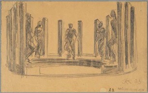 Entwurf für den Ring der Statuen für Frankfurt am Main, Rothschildpark