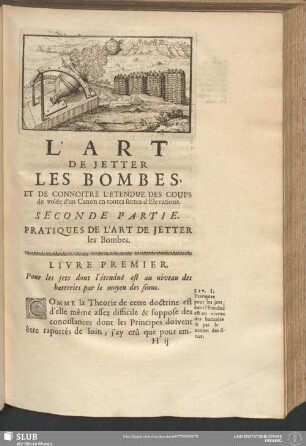 Seconde Partie. Pratiques De L'Art De Jetter les Bombes
