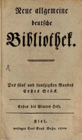 Neue allgemeine deutsche Bibliothek. 55. 1800