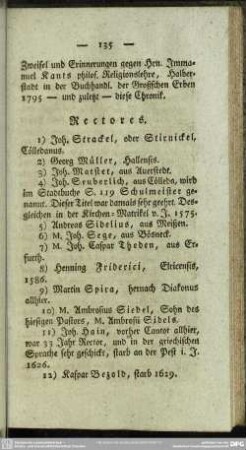 Rectores