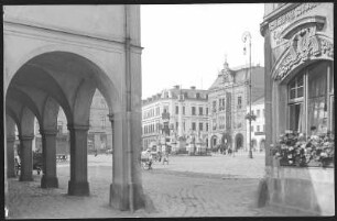 Rumburg. Markt von der Töpfergasse