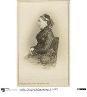 Porträt der Frau Hognet
