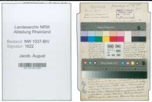 Entnazifizierung August Jacob , geb. 08.04.1879 (Postbeamter)