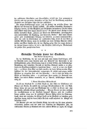 Elektrische Versuche hinter der Steckdose