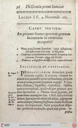 Caput Tertium