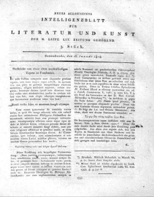 1808-01-16 : 3. Stück