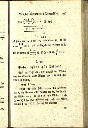 Sechsundzwanzigste Aufgabe