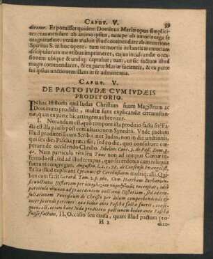 Caput V. De Pacto Iudae Cum Iudaeis Proditorio.
