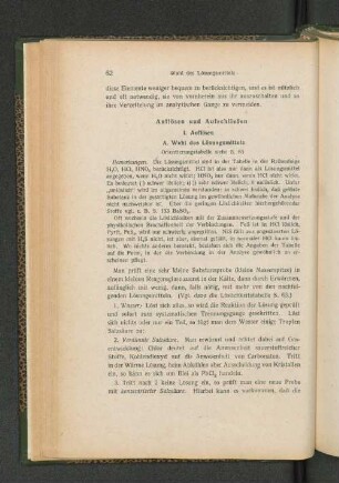 Auflösen und Aufschließen