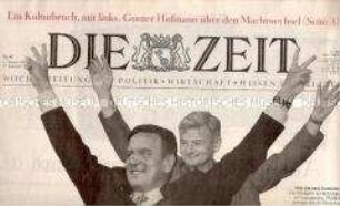 Wochenzeitung "Die Zeit" zur Bundestagswahl 1998