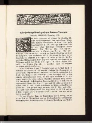 Die Stellungskämpfe zwischen Krewo-Smorgon