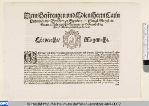 Widmungsblatt