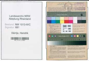 Entnazifizierung Hendrik Derrijx , geb. 18.02.1901 (Kaufmann)