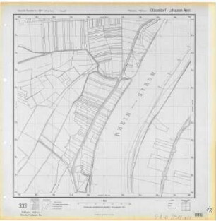 Deutsche Grundkarte, Blatt Düsseldorf-Lohausen West, 1954