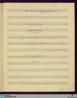 3 Lieder - Mus. Hs. 1186,1 : T, pf