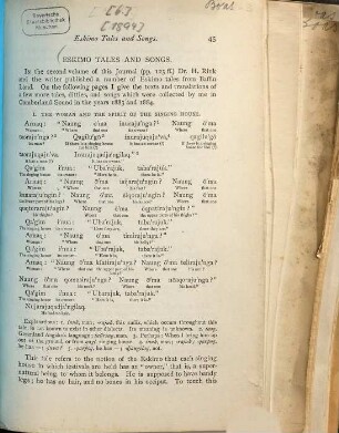 Eskimo tales and songs