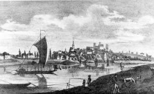 Strehla. Ortsansicht