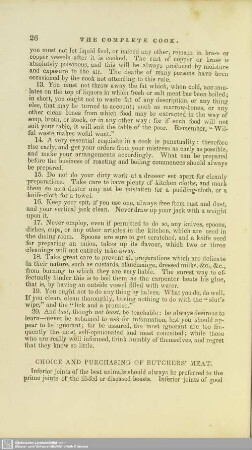 Choice and purchasing of butchers' meat