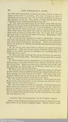 Choice and purchasing of butchers' meat