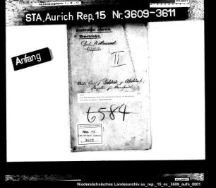 Die dem Hausmann Hinrich Janssen Pielstick in Abickhafe erteilte Erlaubnis zum Kramhandel
