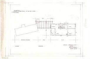 Gsaenger, Gustav; Icking (Isartal, Bayern); Landhaus Prof. Dr. Weltz, Umbau - Eingabeplan (Grundriss EG)