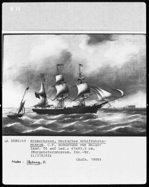 "C. F. Borgstede" vor Helgoland