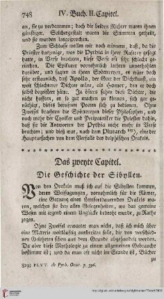 Das zweyte Capitel